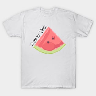 summer vibes watermelon slice T-Shirt